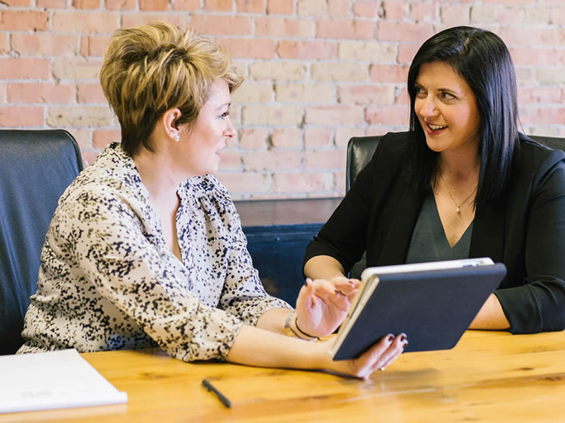 Campaign Principle Two Woman Talking